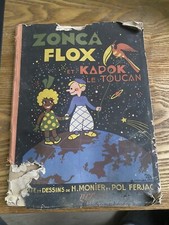 Zonca Flox et Kapok le toucan BD livre ancien EO rare avec poster Origine