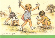 Germaine BOURET carte postale