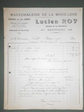 facture ancienne maréchalerie