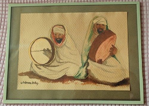 Aquarelle orientaliste - ,