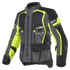 Veste Moto Pour Homme Adventure Clover Rally-PRO WP Noir/Jaune 17007-N/G