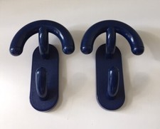 Patère porte manteau Arco bleu vintage design Italy Luigi Caramella