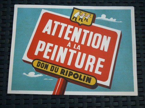 Affiche ripolin ancienne - ripolin, état