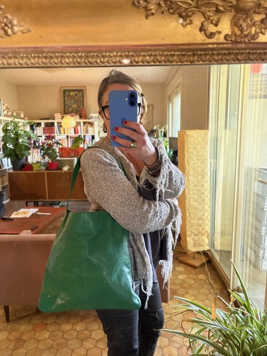 Sac lady cuir vert gerard - sac,