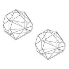 2x Abat-jour cage blanc 160mm