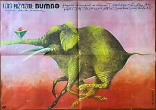 Affiche polonaise BUMBO Nadezhda Kosheverova DUMBO Elephant 67x94cm 1984