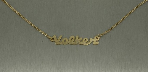 Collier prénom or - collier, en