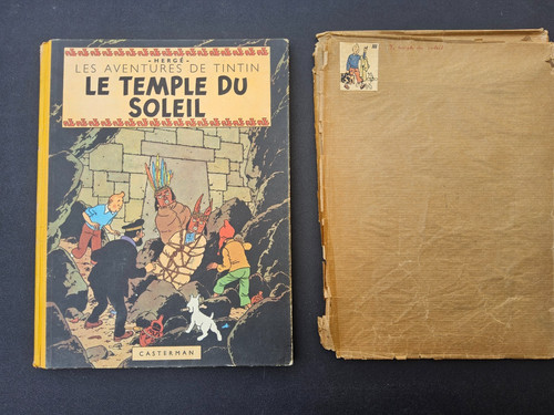 Tintin temple soleil - tintin,