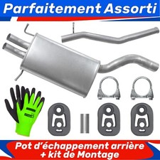 Pot d’échappement arrière