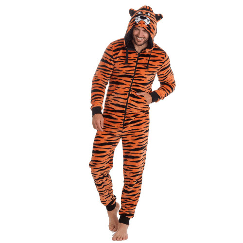 Combinaison tiger à capuche - "tiger",