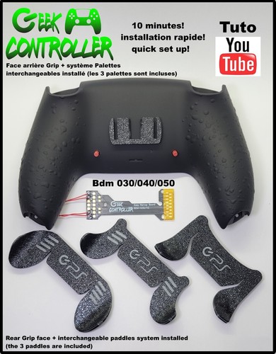Ps5 face arrière grip - face,