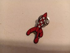 Pin’s Badge Tintin Rocket Moon Lens Good Condition Photos Describe