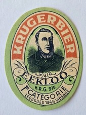 ANCIENNE ÉTIQUETTE  DE BIERE