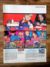 1978 KENNER THE SIX MILLION DOLLAR MAN / BIONIC WOMAN PLAY-DOH SET ADVERTISEMENT