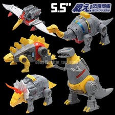 Kids Boy Toy MFT Mechine Dinosaurs Dinobots 5.5" Deformable Robot Figures T-Rex