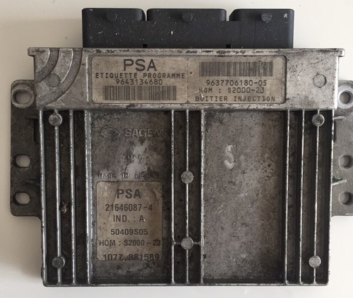 Calculateur moteur peugeot 206 - calculateur,