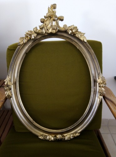 Ancien encadrement bois doré - encadrement,