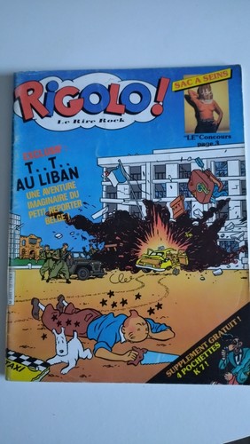 Pastiche tintin liban - tintin,