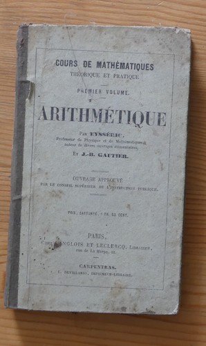 Mathématique livre scolaire - livre,