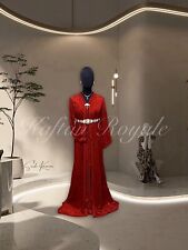 Kaftan-Takchita-Moroccan Luxury Dress Women Red