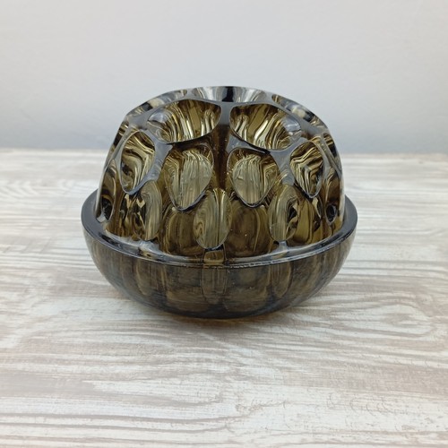 Antique amber smoked - smoked, glass