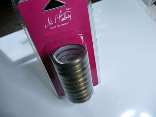 Kit anneaux plats - plats, doré