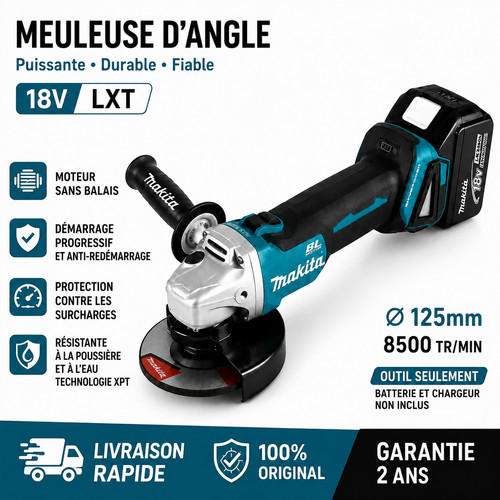 Meuleuse angle 18v - d'angle,