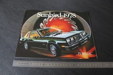 (MN5/D) Brochure PONTIAC 1978 Sunbird