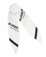 Burberry Logo Silk White