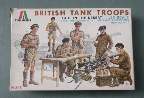 Boite figurines british - 6, tank
