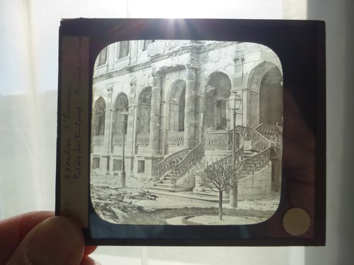 Ruines paris 1871 escalier - ruines,