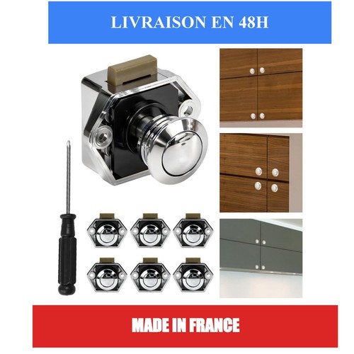 Verrous bouton poussoir à - verrous,
