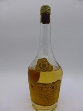 Bouteille ancienne IZARRA jaune Bayonne collection 