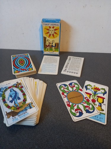 Vintage tarot epinal 1979 - tarot, d'epinal