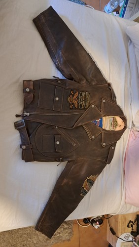 Blouson moto cuir - blouson,