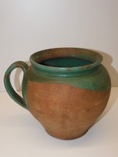 -POT TERRE CUITE VERNISSEE