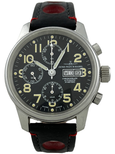 Zeno montre basel pilote - montre, os