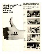 1970, an advertisement flyer EURELEC, electricity, energy, tools