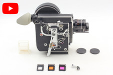 [MINT] Bolex Super 16 Updated H16 Rex 4 16mm Cine Camera 25 50 Lens From JAPAN