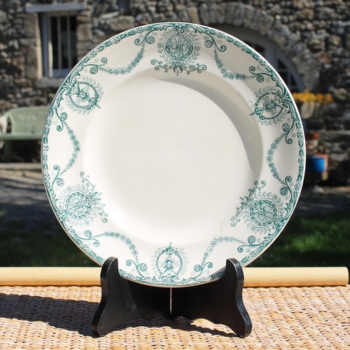 Assiette plate ancienne - , en