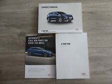 GENUINE KIA NIRO HYBRID PLUG IN 2019-2021 FACELIFT HANDBOOK OWNERS MANUAL (2020)