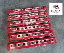 JOUEF HO 1/87 6 caisses et châssis nus  voiture-restaurant SNCF réf 5003