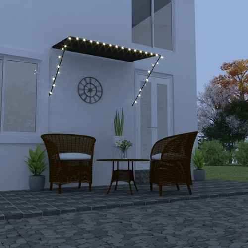 Auvent rétractable avec led - auvent,