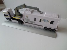 Unbranded Police Semi Trailer Model Tank Carrier - Crane & Container - Teama