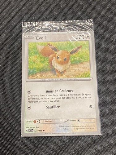 Carte pokémon evoli 133 165 - carte,