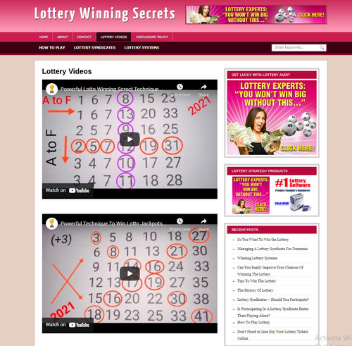 Loterie site web - de,
