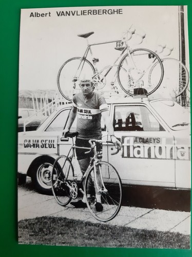 Cyclisme carte cycliste - cycliste, albert