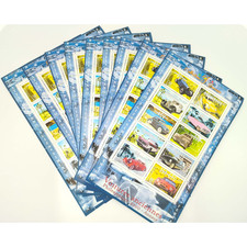 LOT DE 30 BLOCS N°30 VOITURES ANCIENNES TIMBRES NEUFS**, VALEUR FACIALE 67.5€