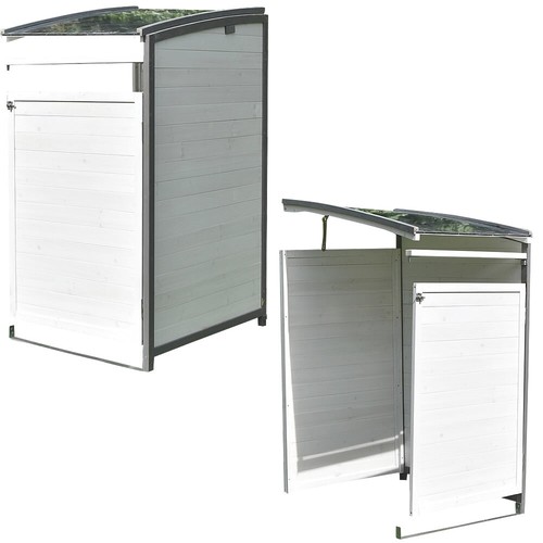 Habillage poubelle jardin - habillage,