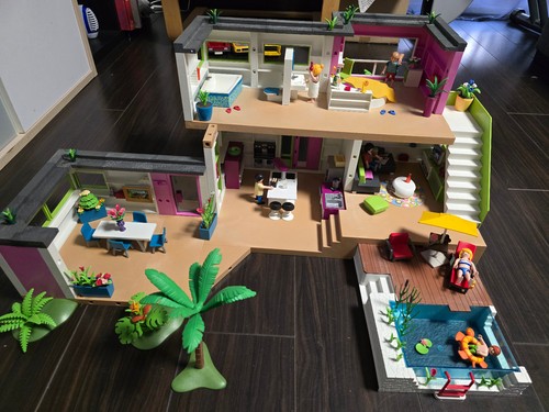 Playmobil maison moderne - maison,